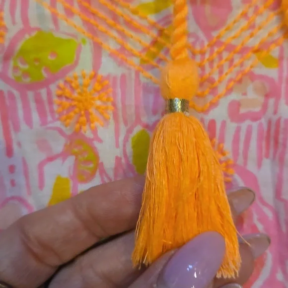 Lilly Pulitzer Kini in the Keyes Pink Pout Lauren Tank Blouse - Picture 4 of 10